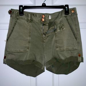 Olive green shorts from buckle!